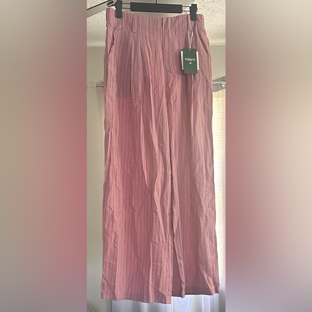 HALARA Pink Wide-Leg Pants